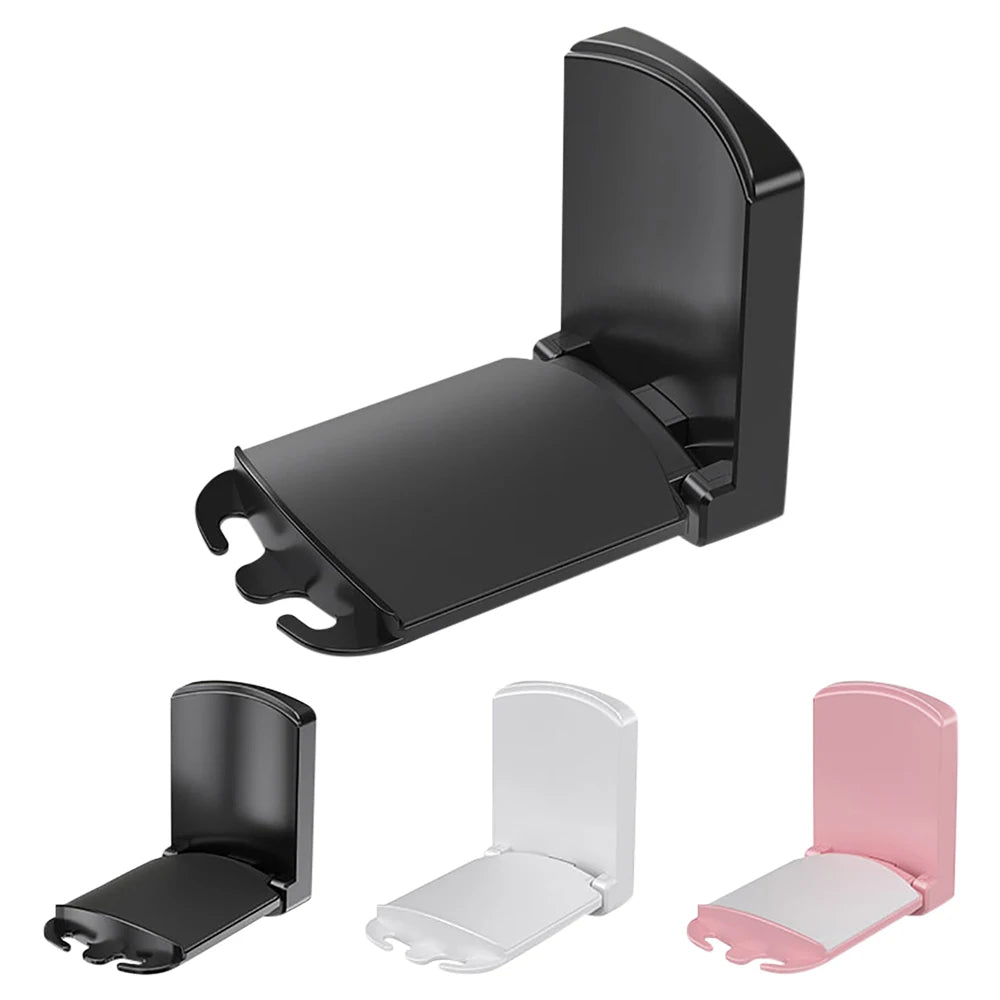 Folding Headset Stand Holder Gaming Headphones Controller Stand Support Strong Adhesive Wall Mount Bracket Earphone Display Rack