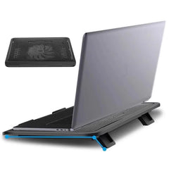 Universal Strong Winds Mute Laptop Cooling Base Tablets Laptop Cooling Pad 14 Inch Large Fan Radiator Laptop Stand Notebook