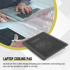 Universal Strong Winds Mute Laptop Cooling Base Tablets Laptop Cooling Pad 14 Inch Large Fan Radiator Laptop Stand Notebook