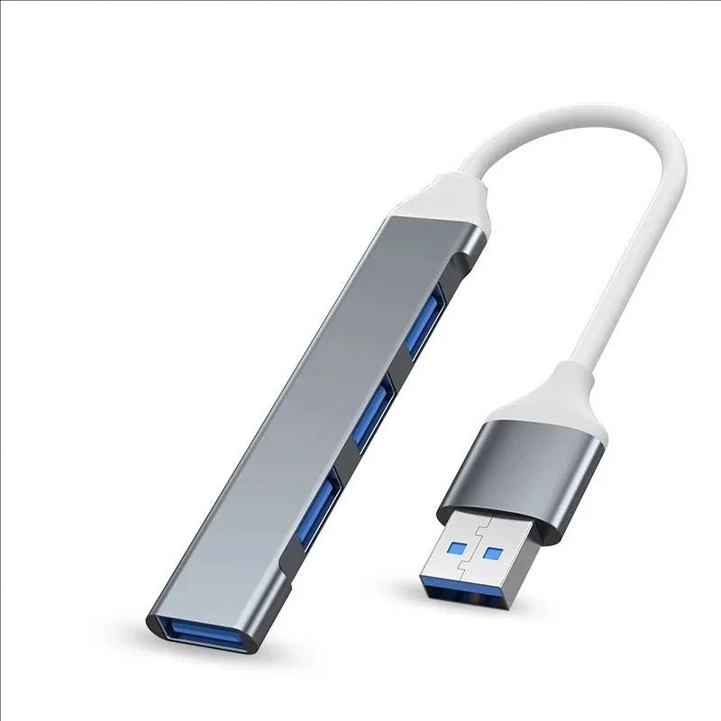USB Type C HUB MINI USB Multi 4 Port 4 in 1 Aluminum Alloy Splitter Adapter OTG For Samsung Macbook Pro Air PC Notebook
