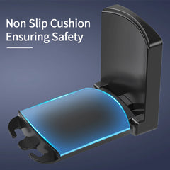 Folding Headset Stand Holder Gaming Headphones Controller Stand Support Strong Adhesive Wall Mount Bracket Earphone Display Rack