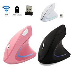 Ergonomic Vertical Wireless Mouse | Silent Bluetooth