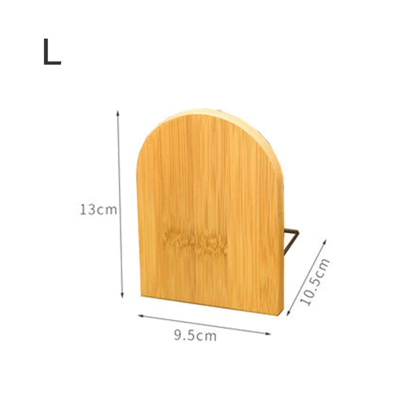 Nature Bamboo Desktop Organizer Bookends Book Ends Stand Holder Shelf Bookrack