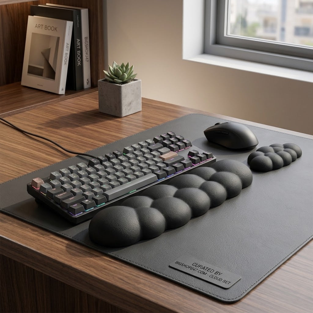 Cloud Ergonomic Wrist Rest Set for Keyboard & Mouse